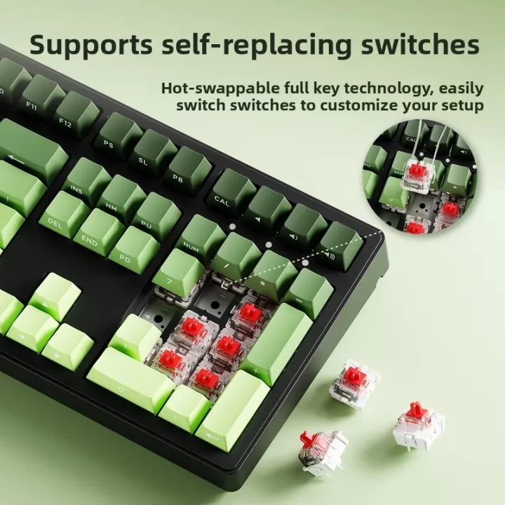 EWEADN | Gaming Mechanical Keyboard 87 Keys