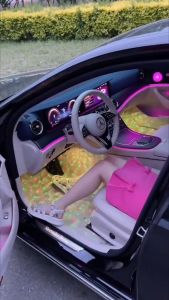 Đèn LED trang trí nội thất xe hơi 7 chế độ sáng Đèn LED gầm ghế ô tô nháy theo nhạc  có điều khiển từ xa