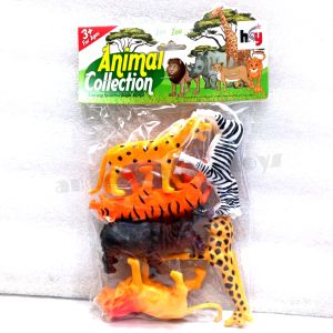 Mainan Hewan Karet Animal Collection isi 6 pcs no 147-11