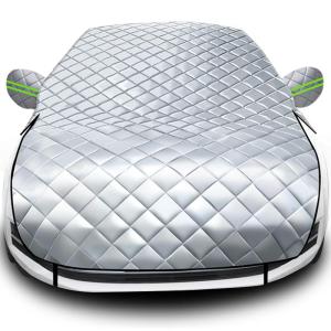MINGLUOGOU | Frost Snow Freeze Prevention Car Cover Half Cover for Front Windshield