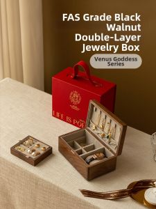 NORDIC MORE | Portable High-Quality Wooden Jewelry Box
