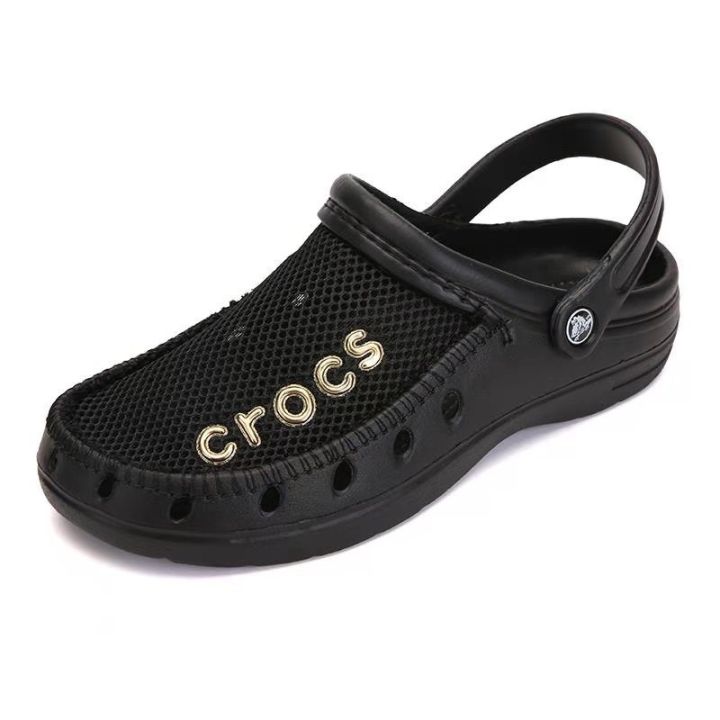 crocs net sandals for men breathable to wear Lazada Lazada PH