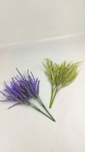 ACC Pamelo cabang X5 lavender plastik bedak / Tanaman Hias / artificial / bunga import murah / hiasan bunga
