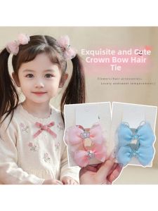 New Gentle Princess Style Hair Ties with Bow Clip