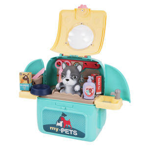 FUZAO | Simulated Cat and Dog Backpack Pet Set Toy for Girls