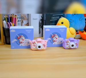 Kids Mini Digital Camera 1080P HD Dual Lens Photo Video Recording Children Mini Cute Cartoon Kamera For Kids Camcorder