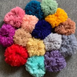 Scrunchie Hijab Cepol Ikat Rambut Cepol Scrunchie Tile Ukuran Jumbo / Ikat Rambut Hijab