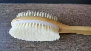 Antibacterial Shower Brush Extra Long Handle With Quick Dry Nylon Bristles For Family Use