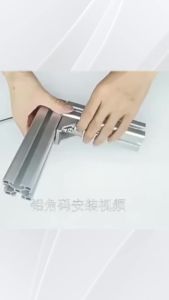 HB Corner Bracket 20X20 30X30 40X40 2-Hole Corner Bracket Connector Aluminum Profile Accessories