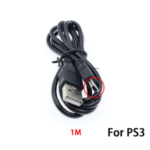 1-10PCS 1M Mini USB 2.0 Charger Power Cable Cord For Sony PS3 Controller For Camera Charing Cord Wire Line