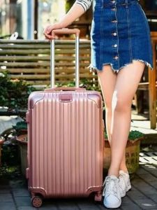 Universal Wheel Password Suitcase Mens Right Angle Suitcase Womens Retro Luggage Small Fresh Boarding Bag Large Capacity Leather Suitcase