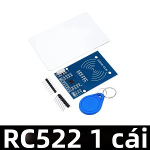 Mô-đun Đọc RFID MFRC-522 RC522 13.56MHz Giao Diện SPI Ghi Thẻ/chìa Khóa Từ Xa Cho Arduino Mạch Tích Hợp Logic SMD