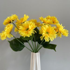 Dream Hunter 1 Bó Hoa Mô Phỏng Hoa Cúc Trắng Hoa Cúc Vàng Nhân Tạo