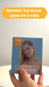 Tai Nghe Bluetooth Không Dây AMOI F9-5 Bluetooth 5.3 Pin Trâu Bass Căng Chống Nước IPX7 Bảo Hành 12 Tháng