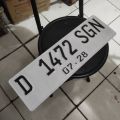 PLAT NOMOR MOBIL PUTIH. 