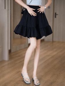 กางเกงขาสั้นทรงเอเอวสูง ทรงหลวม ทรงสลิมฟิต กางเกงขาสั้นทรงเอผ้าไนลอนผสมยางยืดสำหรับผู้หญิง กางเกงขายาวทรงเอแฟชั่น