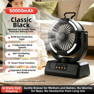 ZHENNIU | Baby-specific Long-lasting Cooling Quiet Fan Light