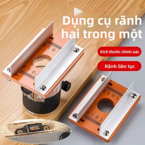 Máy Định Vị Rãnh Gỗ Đế Rãnh Chính Xác Máy Cắt Cạnh Cầm Tay Dụng Cụ Cắt Cong Cho Chế Tác Gỗ