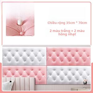 Miếng Dán Tường Mềm Chống Va Đập PVC Chống Thấm Nước Chống Thấm Dầu Chống Tia UV Kháng Khuẩn Cách Nhiệt Phát Nhiệt Miếng Dán Tường 3D Cho Phòng Trẻ Em