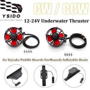 Động Cơ Không Chổi Than 12-24V 500W Với Giá Đỡ Chân Đế Dành Cho Kayak Và Thuyền Dưới Nước Lực Đẩy 6.2KG 160KV 300KV Động Cơ Đẩy Dưới Nước RC