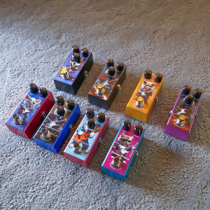 DOZZLY Mini Single Type Electric Guitar Effects Pedal Overdrive/Distortion/Chorus/Tremolo/Digital Delay Pedal Guitar Accessories