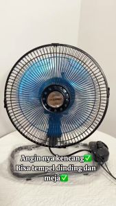 Kipas Besi Tornado 2in1 Okayama OK-1030 Ukuran 10 Inchi Desk Fan Wall Fan Kipas Dinding
