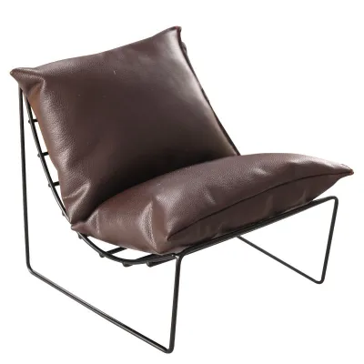 ZILUO | Scandinavian Iron Single Armchair Minimalist Retro Style