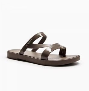 Elegant French Evening Style Slippers Womens Summer Outdoor Flat Bottom Beach Sandals Comfortable Soft PVC Upgraded Version