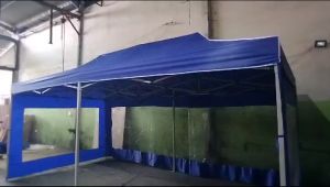 Tenda Lipat 3x6 Premium Lengkap Dinding Mika 3 Sisi