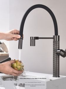 AZOS | 2-in-1 Flexible Multidirectional Faucet