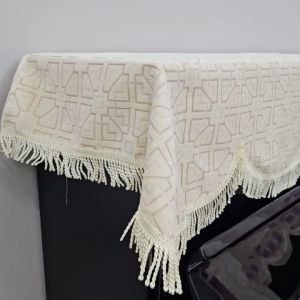 Khăn Phủ Piano cơ màu kem Họa Tiết Mê Cung