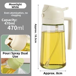 No-drip Anti-leak Spray-and-Pour Oil Bottle