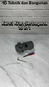 KUNCI BUKA AERATOR KRAN DAPUR & KAMAR MANDI MULTIFUNSI 16 IN 1 WATER FAUCET AERATOR ABD