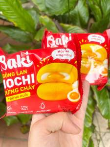 [Combo 10 bánh] Bánh Bông Lan Mochi Trứng Chảy - Bánh Mềm Mịn Nhân Trứng Chảy Kéo Sợi Ăn Vặt Thơm Ngon