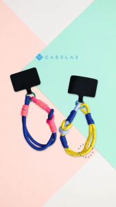KOREAN COLORFUL LANYARD MCNX Short Mobile Phone Wrist Strap COMPATIBLE FOR UNIVERSAL PHONE CASE (SEMUA BRAND)