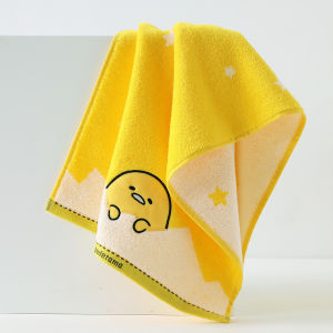 Soft Absorbent Pure Cotton Face Towel Couple Ladies Cartoon Design Thick Large Towel No Twist Comfortable for Washing Face