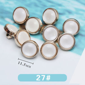 Nút Ngọc Trai Tinh Tế Dành Cho Nữ Nút Trang Trí Đa Năng Cho Áo Sơ Mi Váy Áo Phông Nút Thời Trang Cao Cấp