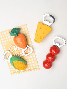 Đĩa Đế Từ Tính Hình Kem Phô Mai Cùi Chaga Đồ Dùng Nhà Bếp Dễ Thương Để Mở Chai Đồ Dùng Nhà Bếp Thiết Thực