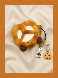 Silicone Protective Case for Huawei Freebuds4e Pro4 Wireless Bluetooth Earphones Soft Shell Cartoon Style Fun Baking Soda Knot