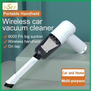 รถเล็กพกพาเครื่องดูดฝุ่นไร้สาย9000Pa ที่มีประสิทธิภาพสำหรับการเครื่องใช้ในบ้านภายในรถยนต์ทำความสะอาดเครื่องดูดฝุ่นเครื่องดูดฝุ่นแบบมือจับชาร์จไฟได้