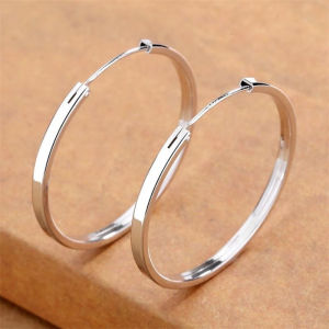 316L Stainless Steel New Fashion Hoop Earrings For Women Luxury Quality Jewelry Wholesale Trend Jewelry 30-60MM ALC009