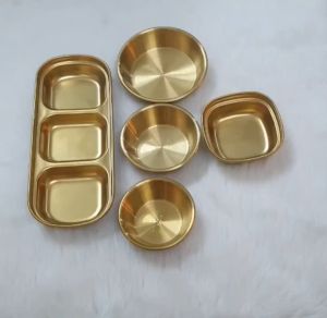 Chén Nhỏ Bát Nhỏ bằng Inox 304 mạ màu vàng rất đẹp sang chảnh dùng để đựng nước sốt nước chấm