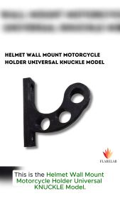 Helmet Wall Mount Motorcycle Holder Universal KNUCKLE Model