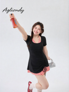 Agliondy | Plus Size Stylish Swimwear Set for Concealing Slimming and Vacation