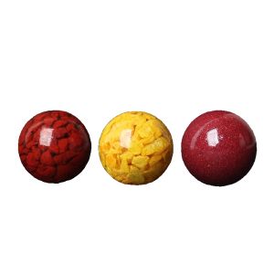 High Content Original Ore Emperor Purple Gold Sand Cinnabar Loose Beads Crystal Sand Yellow Antimony Bracelet Lucky Beads Jewelry Bracelet