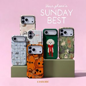 Potdemiel | Cute Pumpkin Patch For Samsung Galaxy S26 S25 S24 A56 A36 Phone Case Double-Layer Protection Cover for Women Girl CaseChic