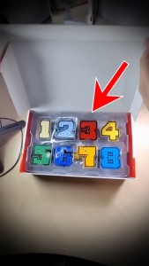 Mainan Anak Angka Berubah Jadi Robot DEFORMED NUMBER GOGO SERIES Robot Angka Robot Number 0-9