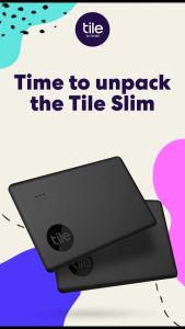 Tile Slim The thin tracker for wallets and narrow spaces (GPS Tracker)