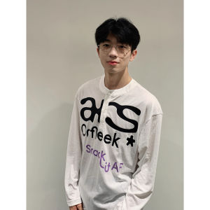 Áo Thun Dài Tay Trắng Cổ Henry in Chữ Mùa Thu Cleanfit Áo Thun Nam Áo Sơ Mi Lót Bên Trong Thoải Mái Thoáng Khí