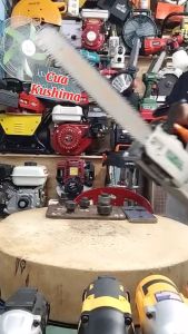 MÁY CƯA XÍCH CHẠY XĂNG KUSHIMA KSM-58 DÙNG XÍCH LỚN CÔNG NGHỆ NHẬT BẢN - MÁY CƯA XÍCH